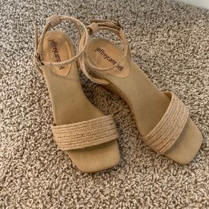 Jeffrey Campbell Sandal in Tan Size 6
